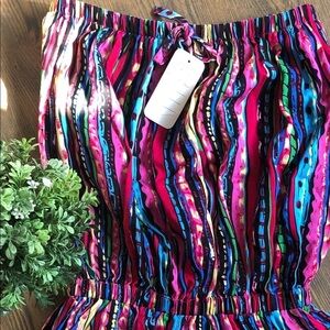 🎄 Hawaiian clothing romper shorts  colourful SZ S/M